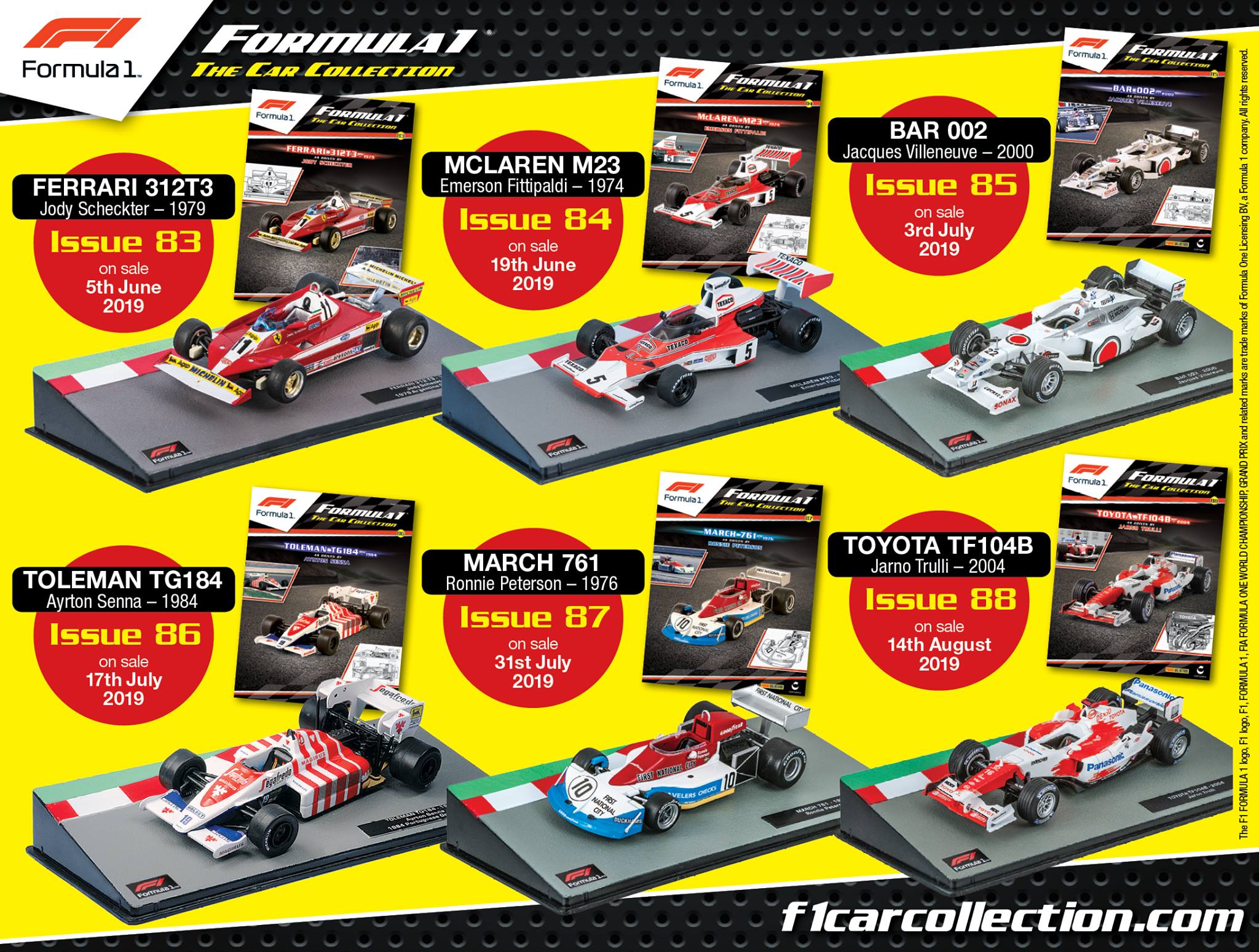 Additions to Panini F1 Collection wixy500